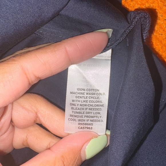 Nordstrom Navy Long Sleeve Dress - Picture 5 of 5